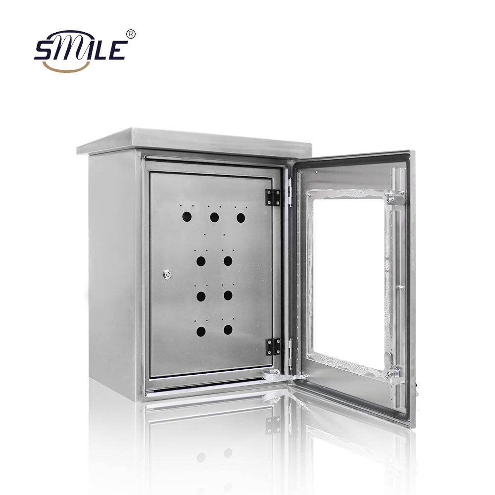 CHNSMILE Durable Stainless steel enclosure lockable cabinet different depth Electronic & Instrument Electrical Metal Box