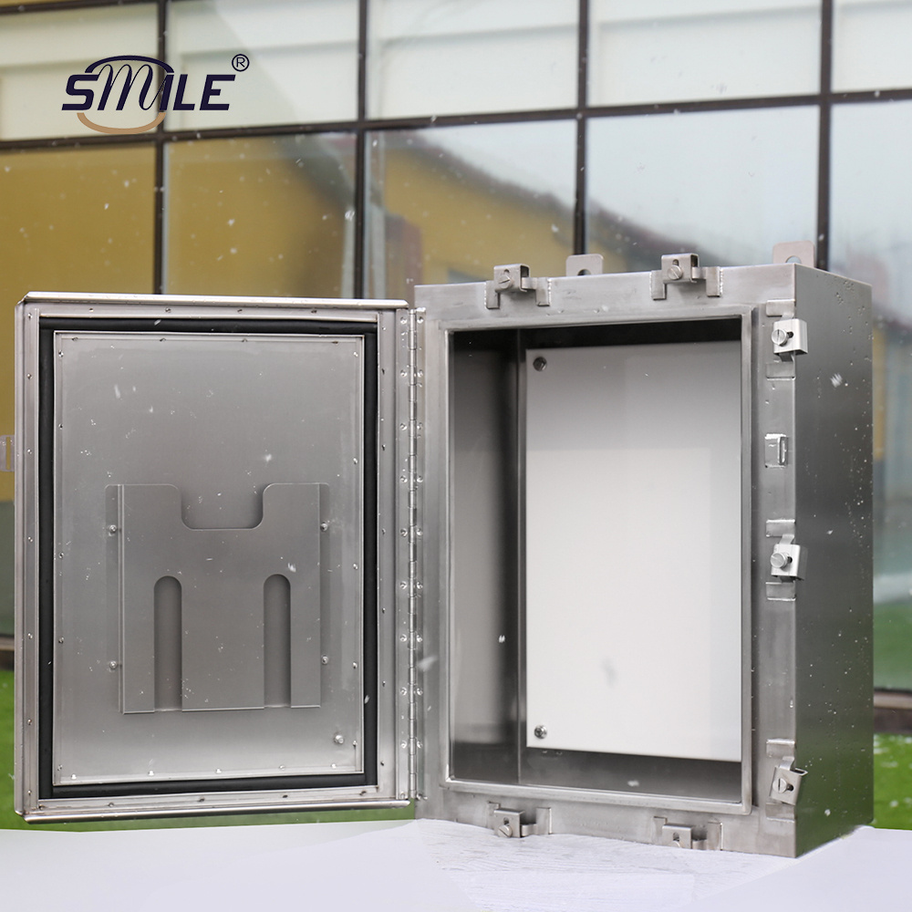 CHNSMILE Durable Stainless steel enclosure lockable cabinet different depth Electronic & Instrument Electrical Metal Box