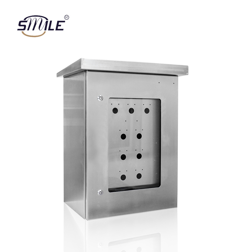 CHNSMILE Durable Stainless steel enclosure lockable cabinet different depth Electronic & Instrument Electrical Metal Box