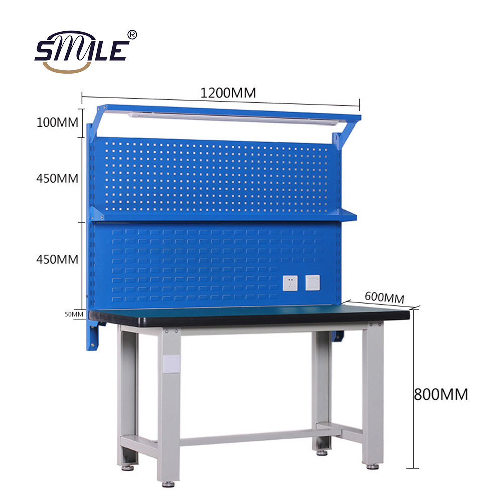 SMILE Fitter workbench assembly line ESD work bench workshop stainless steel anti-static packing tool table