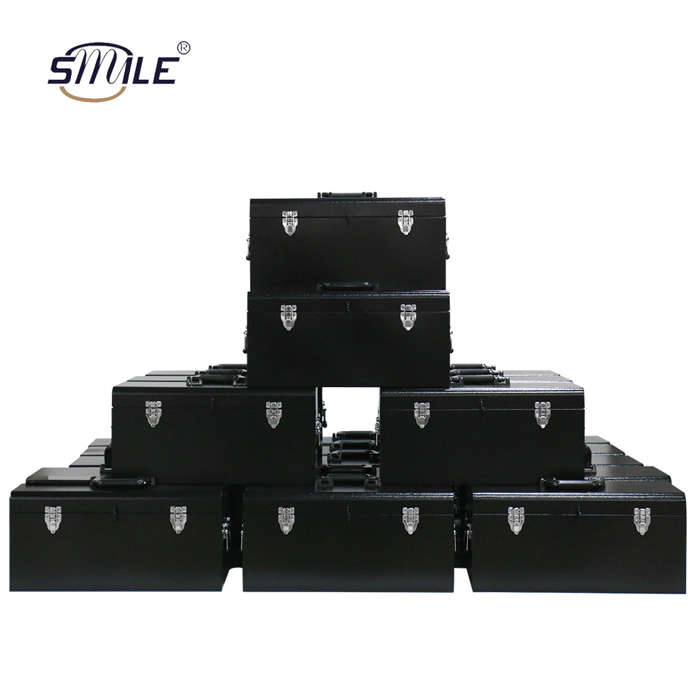 SMILE Aluminum Tool Box Metal Toolbox White Steel 1300mm Truck Industrial Ute 4 Draws With Full Door