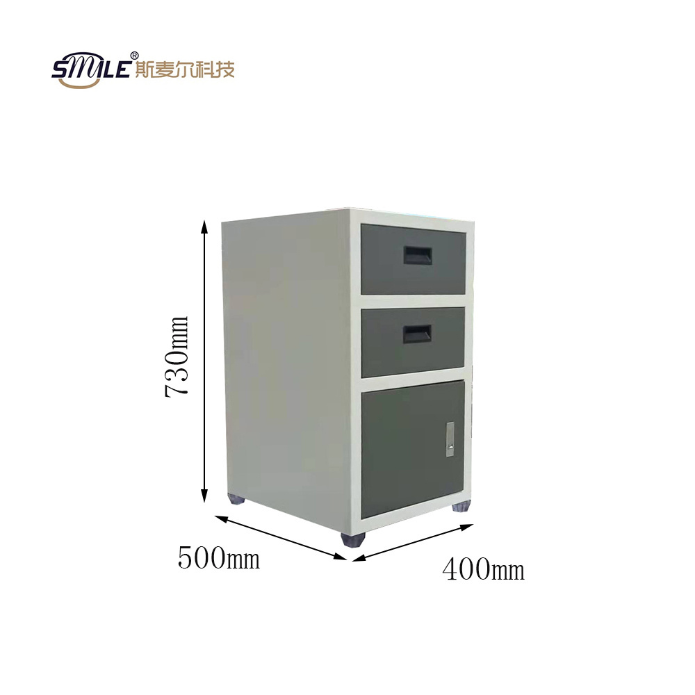 SMILE Easy Assemble Office Steel Storage Lateral File Cabinet Vertical Metal 6 Drawer Filing Cabinet