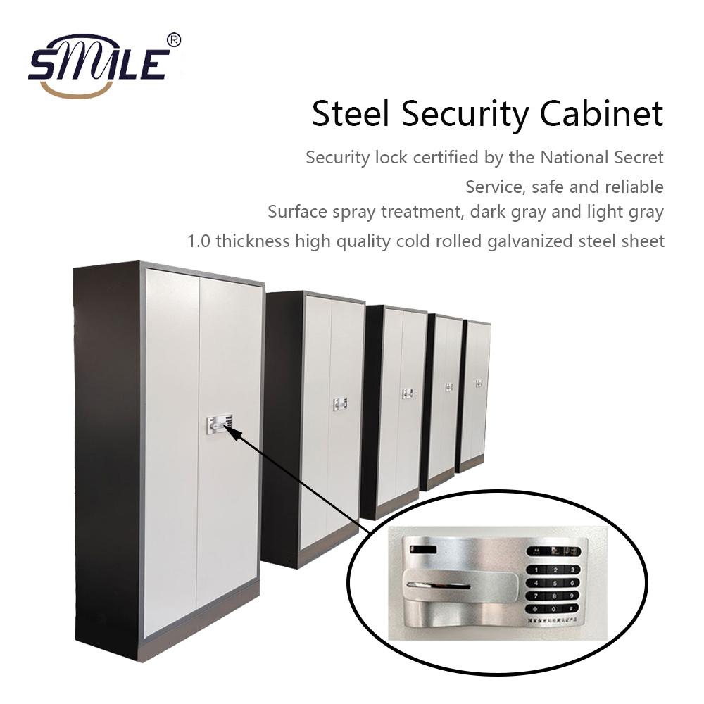 SMILE Wholesale high quality large Solid Steel Fireproof Gun Safe