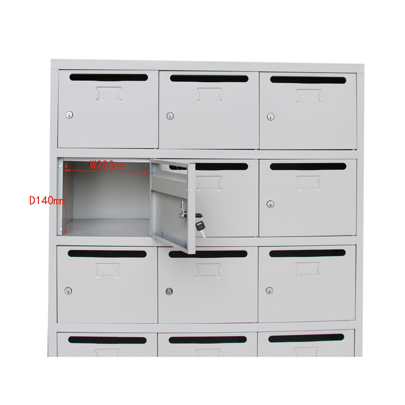 SMILE HOT sale 10/20/30/40Door Outdoor Mailbox/Apartment Postbox/Metal Office Locking Mailbox Commercial Mail Box  with lock