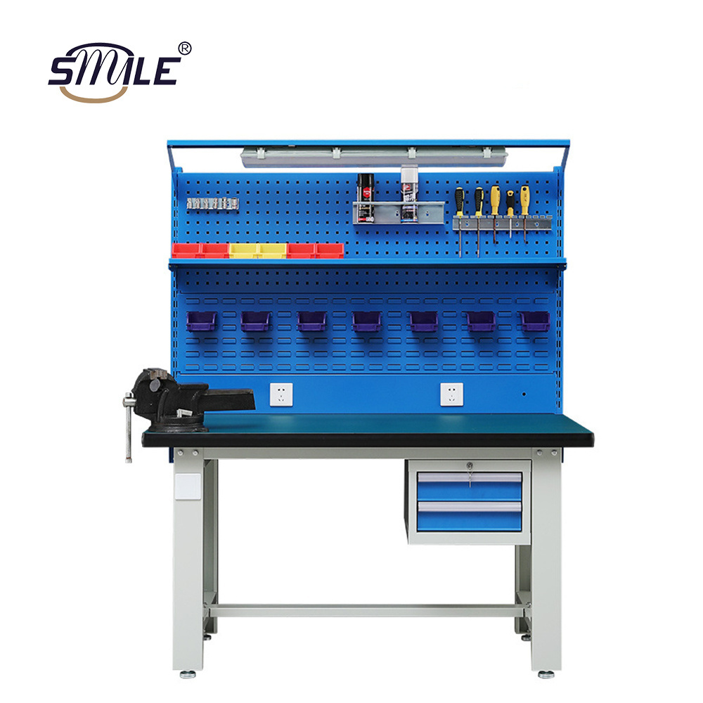 SMILE Fitter workbench assembly line ESD work bench workshop stainless steel anti-static packing tool table