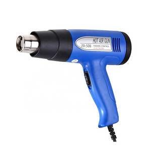 Zhongdi ZD-508 Heat Gun 1500W Hot Air Gun  Variable Temperature 350-500 Degree Fast Heat for Crafts Shrink Wrapping Phone Repair