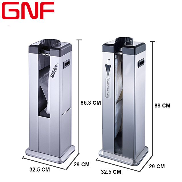 GNF Modern design double wet umbrella wrapping machine automatic wet umbrella bagging machine