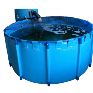 Wholesale Custom Pvc Tarpaulin Plastic Fish Ponds Outdoor Plastic Fish Pond Fish Tank Farming With Pvc Foldable