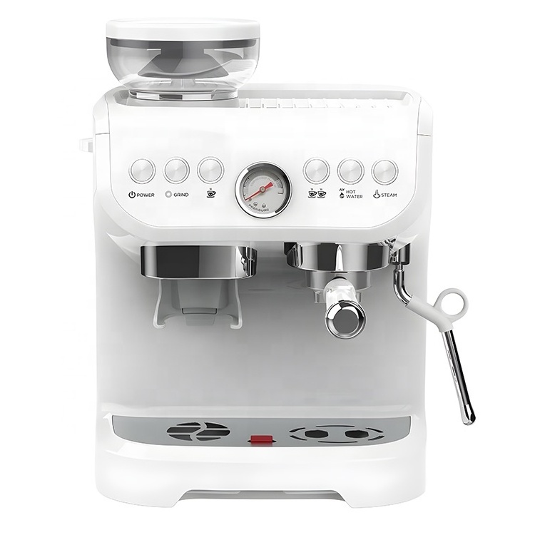 Semi-automatic coffee machine retro Italian pump home milk foam machine imported