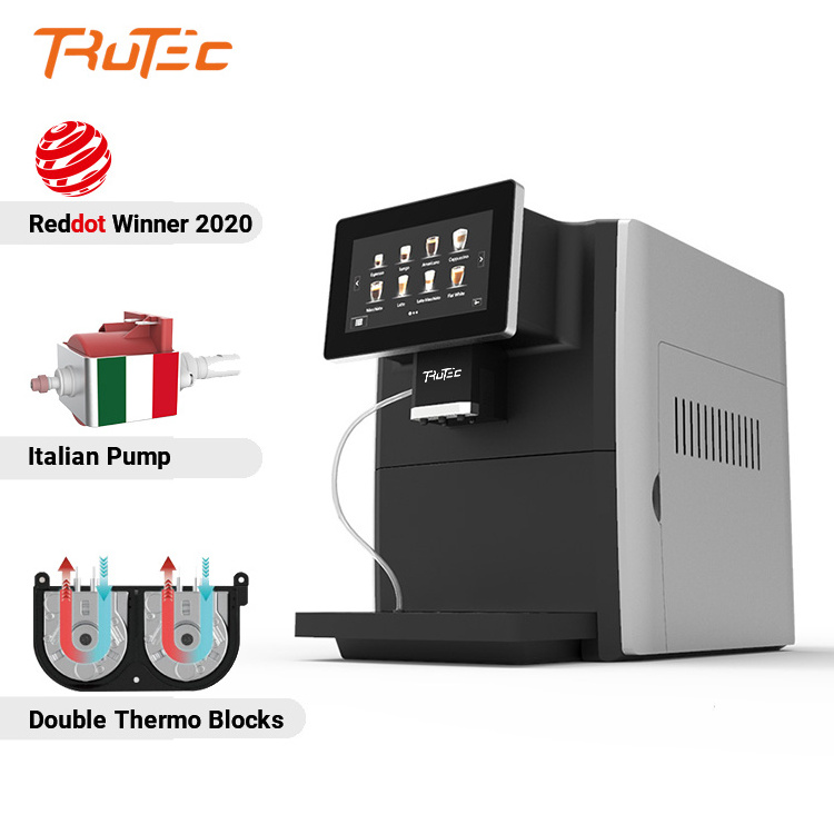 Wholesale oem commercial espresso coffee machine hot selling bean to cup automatic electric coffee maker with brew system