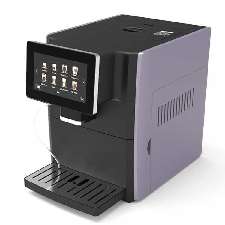 Popular style white coffee makers machine automatic coffee brewing equipment espresso coffee machine