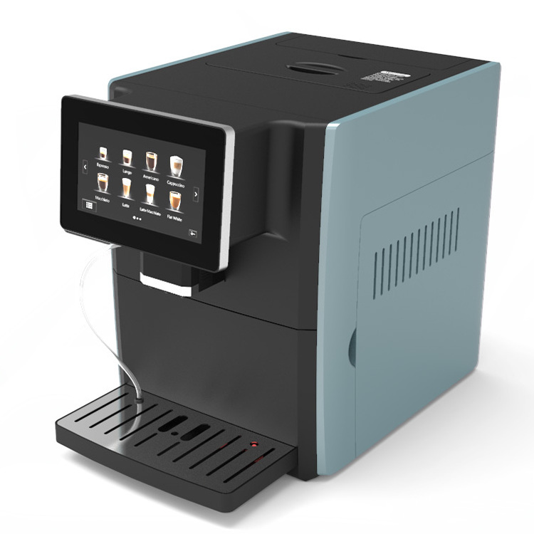 Popular style white coffee makers machine automatic coffee brewing equipment espresso coffee machine