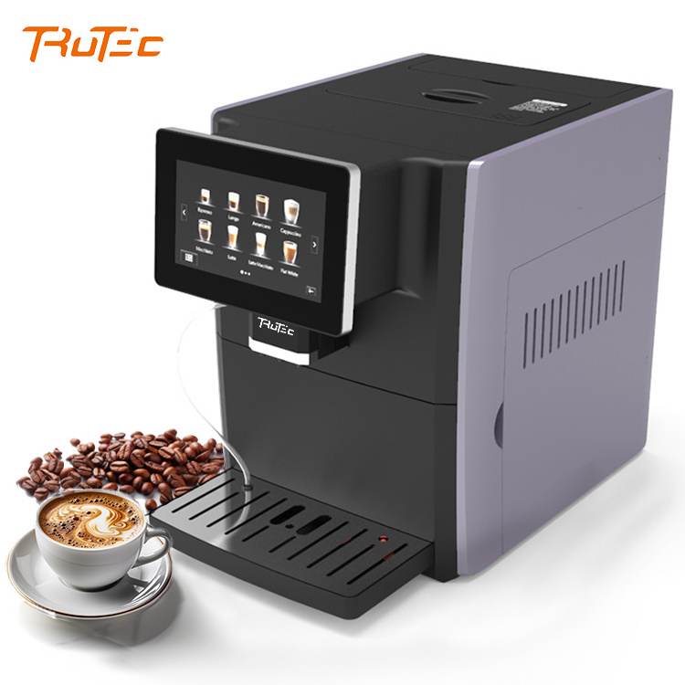 Wholesale oem commercial espresso coffee machine hot selling bean to cup automatic electric coffee maker with brew system