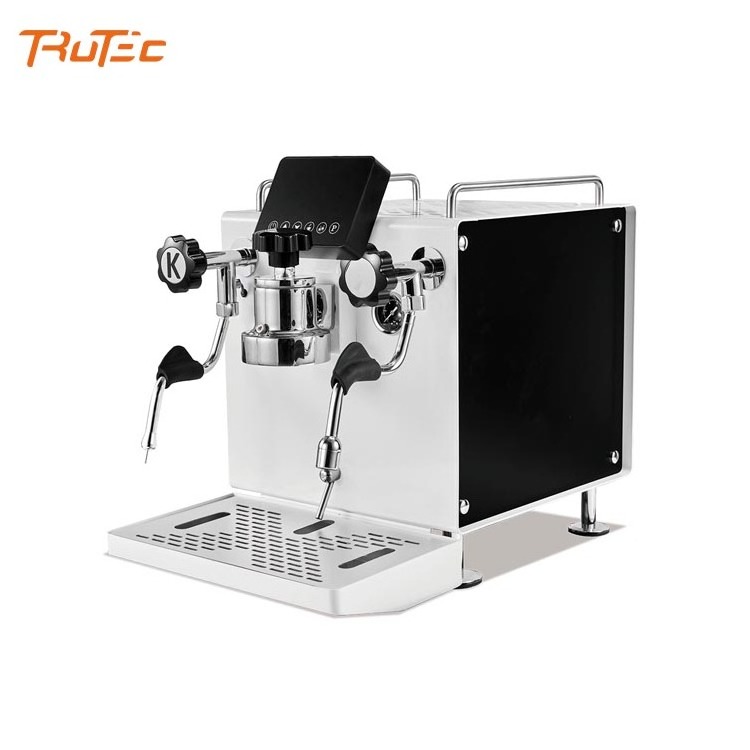 One group semi-automatic coffee maker 2 boilers commercial cappuccino espresso coffee machine for cafe