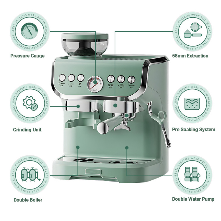 Cafeteira espresso home machines professional italian electric espresso coffee maker machine