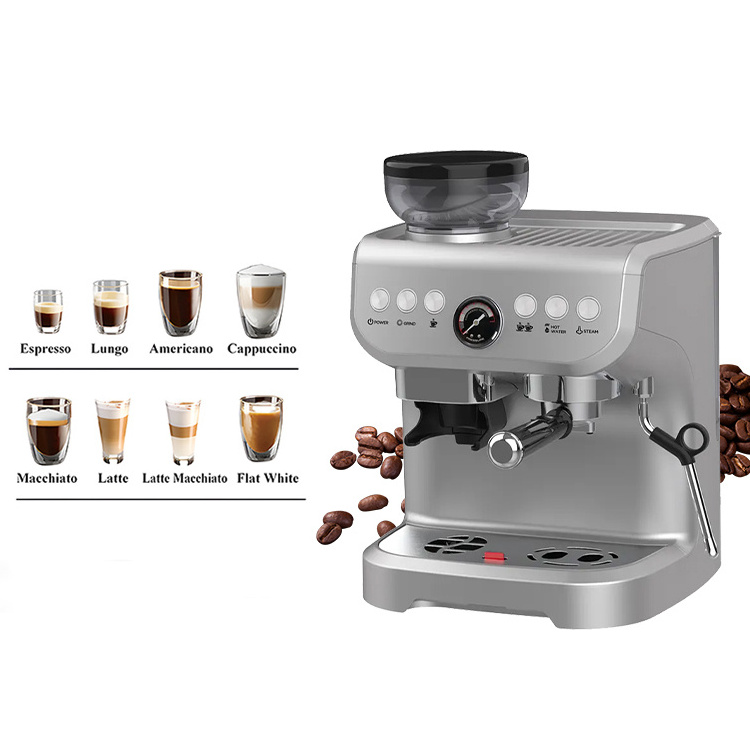 High quality 15 bar 220 volt espresso coffee machine portable coffee maker with best price