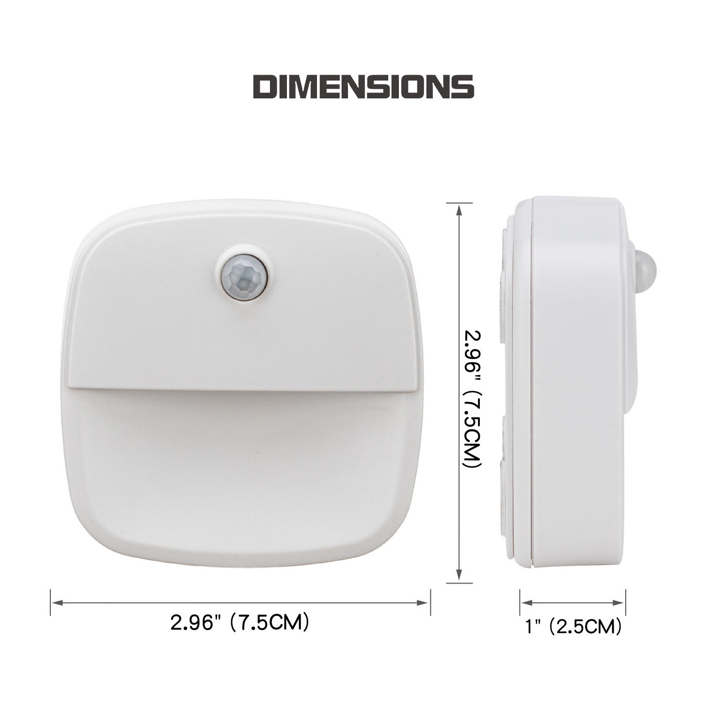 Smart Indoor Battery Powered LED Motion Sensor Stair Light Baby Night Sensor Light For Home