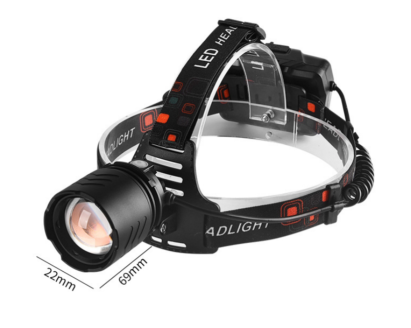 Rechargeable Battery-Powered P90 LED Motion Sensor Headlamp Headlights with 90 Adjustable for Camping Hunting Fishing Running