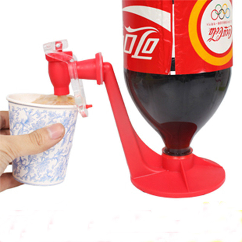 Factory Wholesale Portable Soda Dispenser Faucet Fizzy Drinking Cola Saver Dispenser Bottle Soda Water Plastic Drink Dispenser