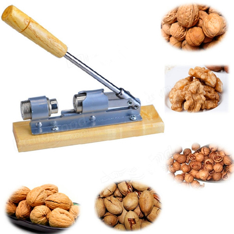 Factory Wholesale High Quality Manual Effortlessly Walnut Nut Cracker Nutcracker Sheller Opener