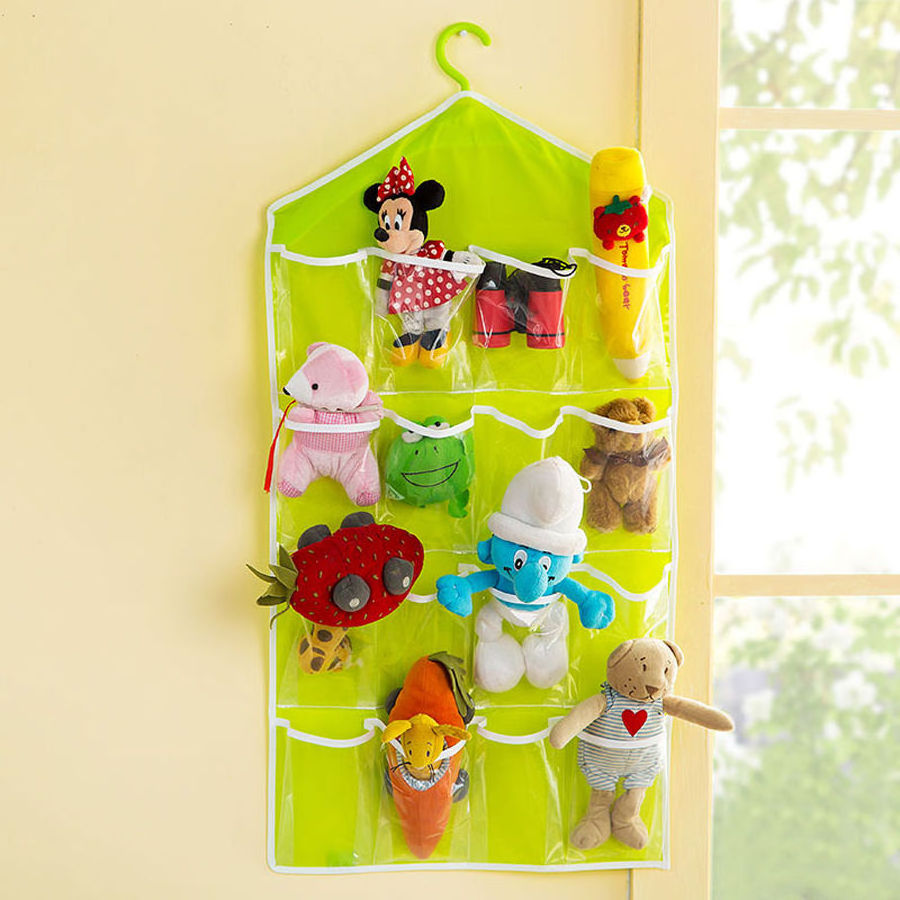 Factory Wholesale 16 Pocket Door Storage Closet Toys Underwear Socks Hanging Bag Organizer