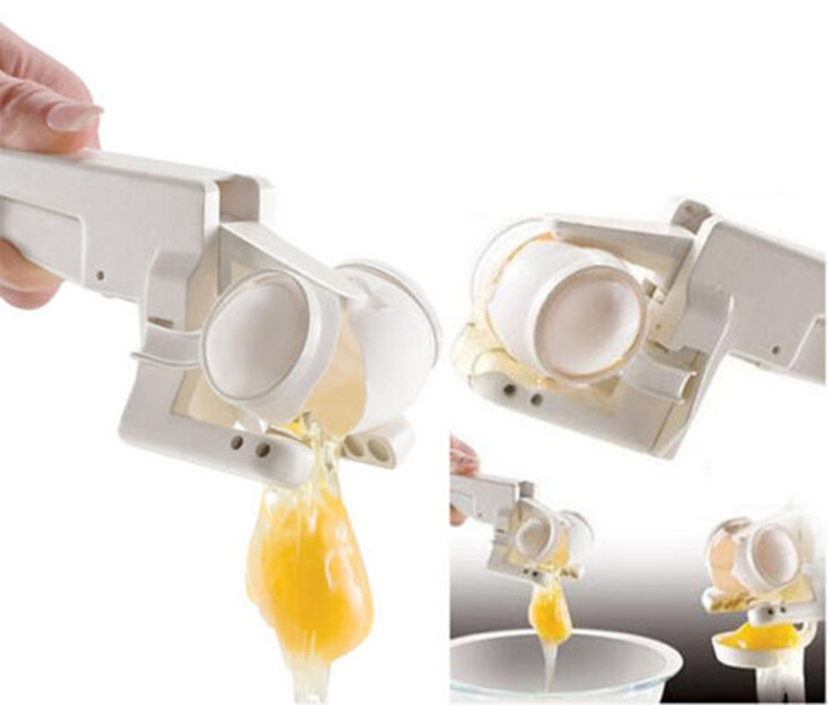 Factory Wholesale Kitchen Egg Tool Egg Separator Cutter Handle Easy Egg Cracker