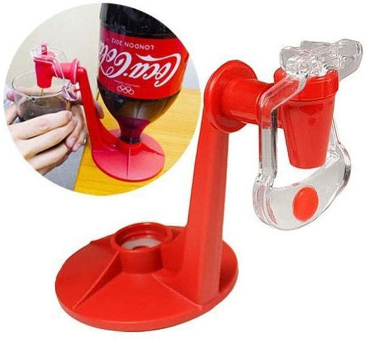 Factory Wholesale Portable Soda Dispenser Faucet Fizzy Drinking Cola Saver Dispenser Bottle Soda Water Plastic Drink Dispenser