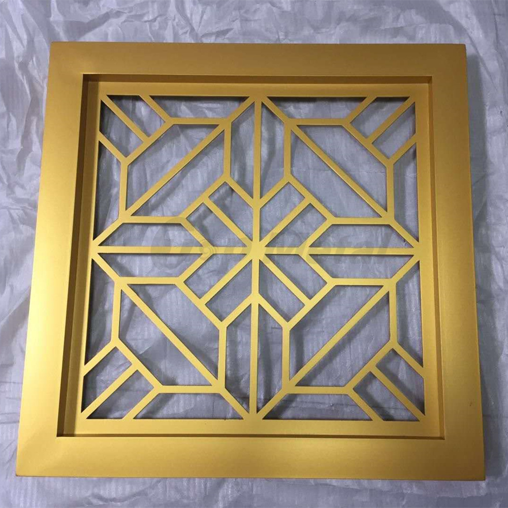 Laser Cut Aluminum Carved Window Grille