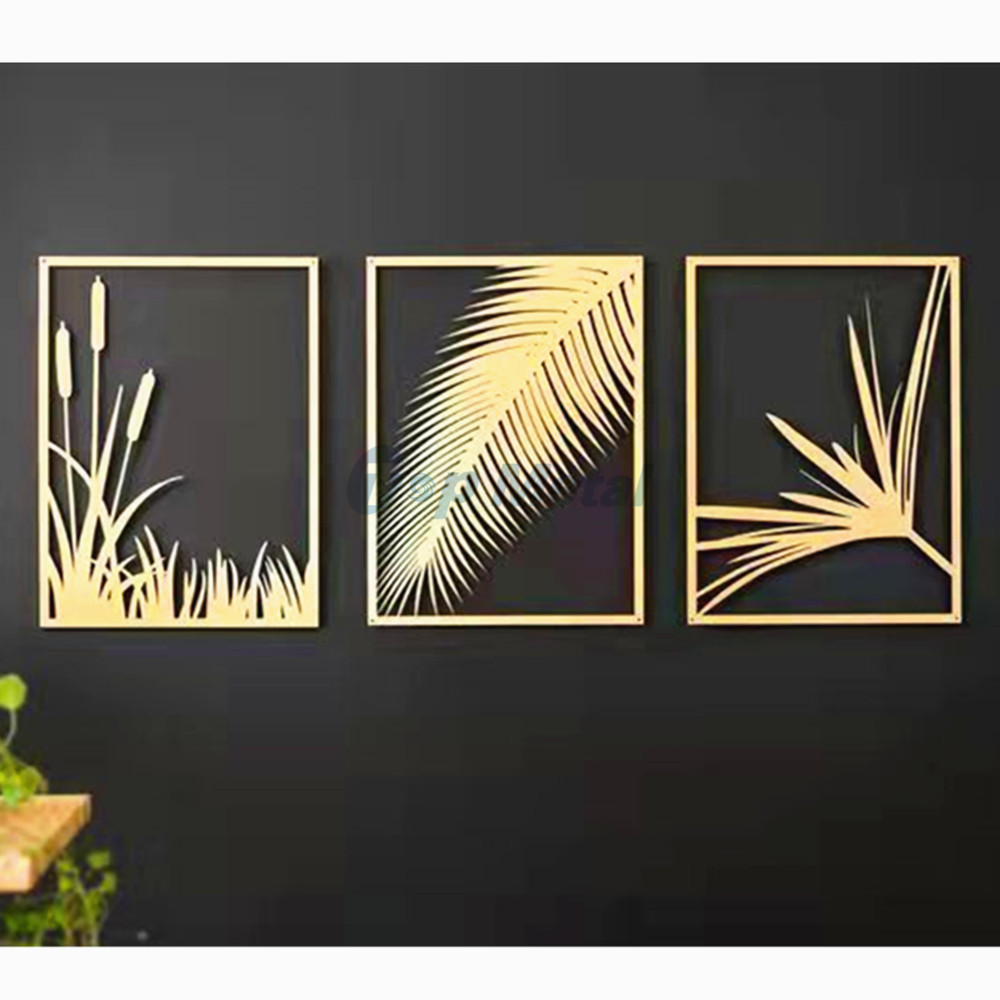 Metal Decorative Aluminum Carved Wall Art Murals