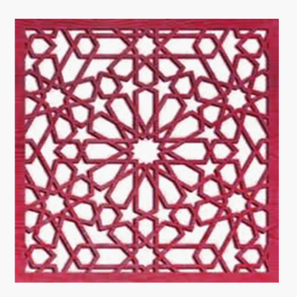 Laser Cut Aluminum Carved Window Grille