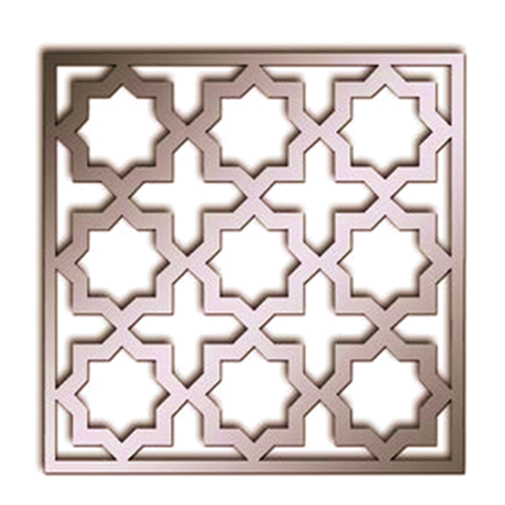 Laser Cut Aluminum Carved Window Grille