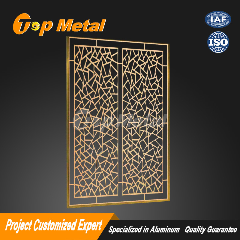 Mashrabiya Laser Cut Metal Wall Facade Decorative Screen Partitions