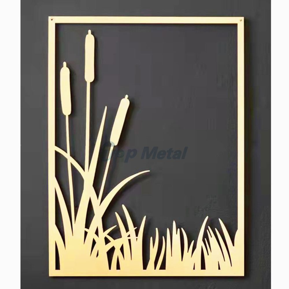 Metal Decorative Aluminum Carved Wall Art Murals