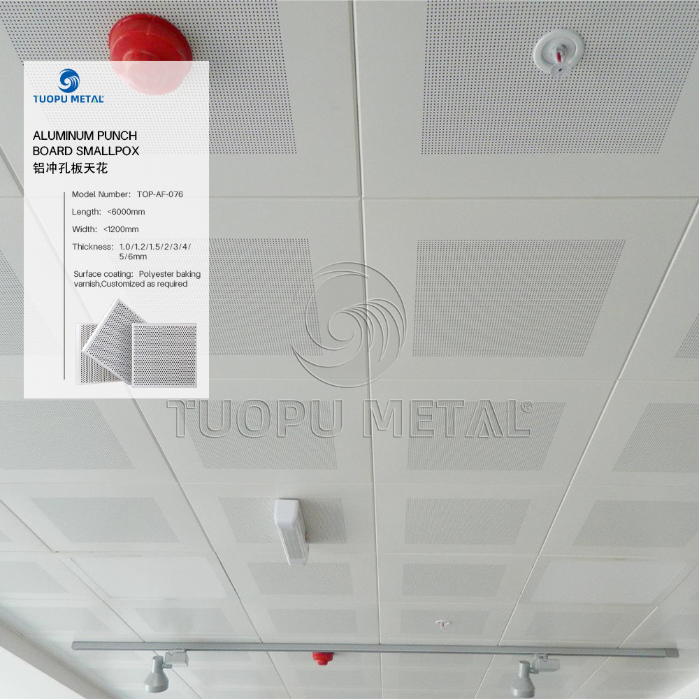 clip in aluminum perforated ceiling tiles fireproof metal drop-in ceiling aluminum tiles 2x2