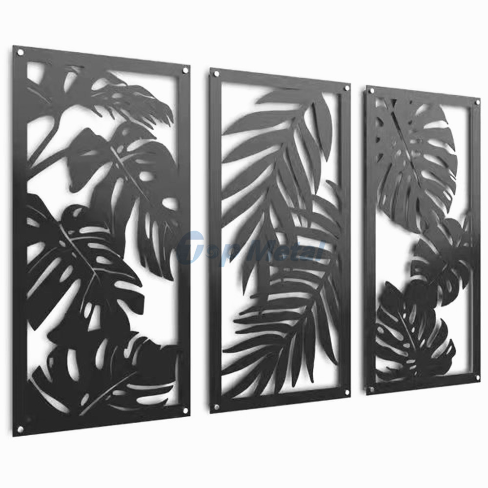 Metal Decorative Aluminum Carved Wall Art Murals