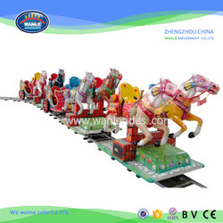 Amusement Park Trailer Mounted Ride Tourist Trains for Sale Horse Racing Shopping Mall Rail Train