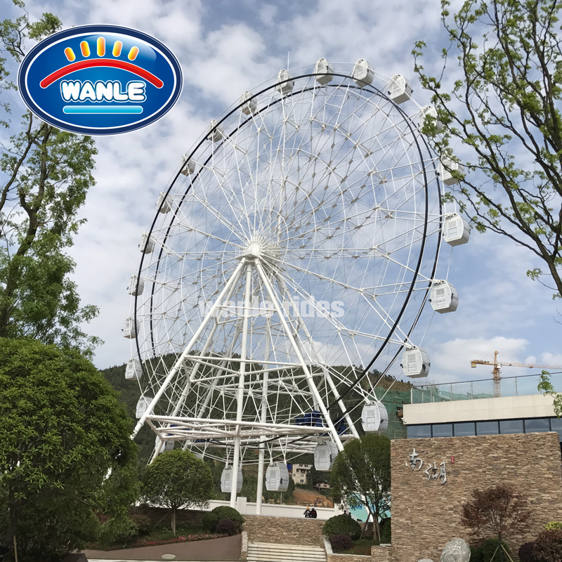 Ferris Wheel Outdoor Ride 30m Amusement Park Rides Large Beautiful Electric Ferris Wheel