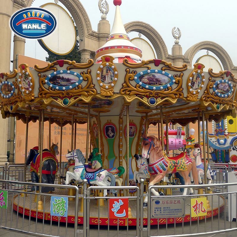 Luxury Amusement Rides Children Games Rotating Carousel Horses for Sale