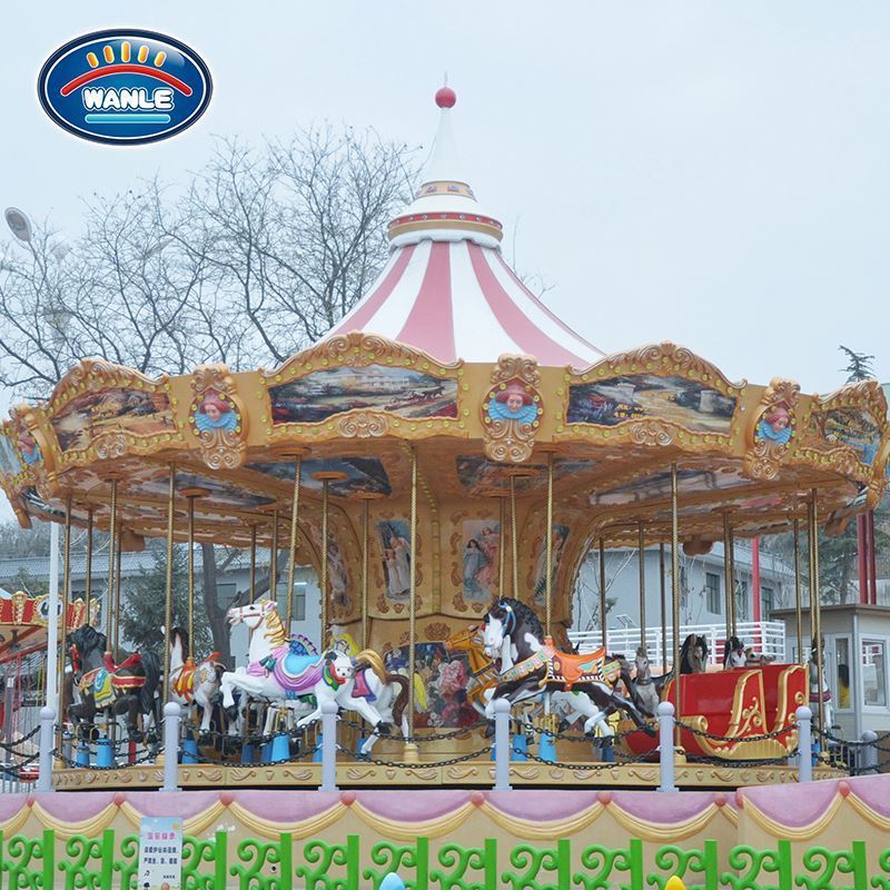 Interesting Christmas Merry Go Round Fairground Child Carousel Toy for Sale