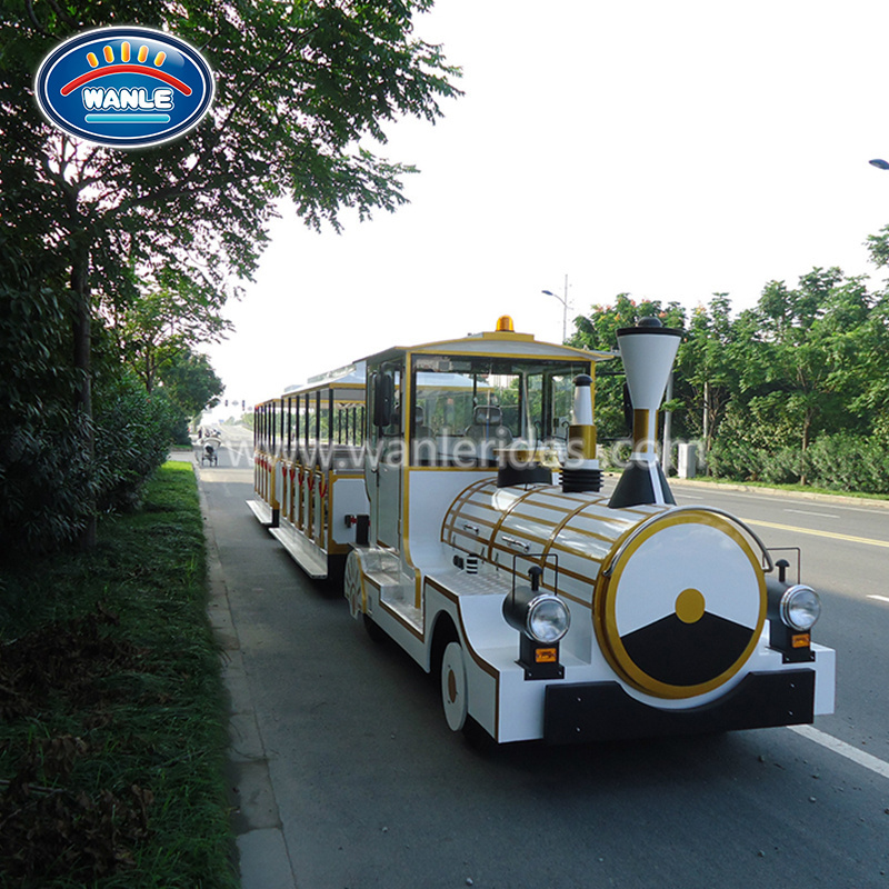 Popular Amusement Park Tourist Train Trackless Train For Sale