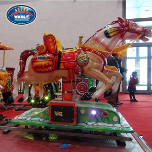 Amusement Park Trailer Mounted Ride Tourist Trains for Sale Horse Racing Shopping Mall Rail Train