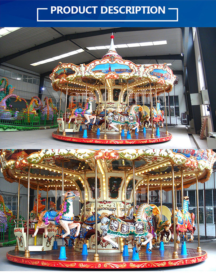 Kids Mini Carousel Horse Ride Merry Go Round for Sale Amusement Park ...