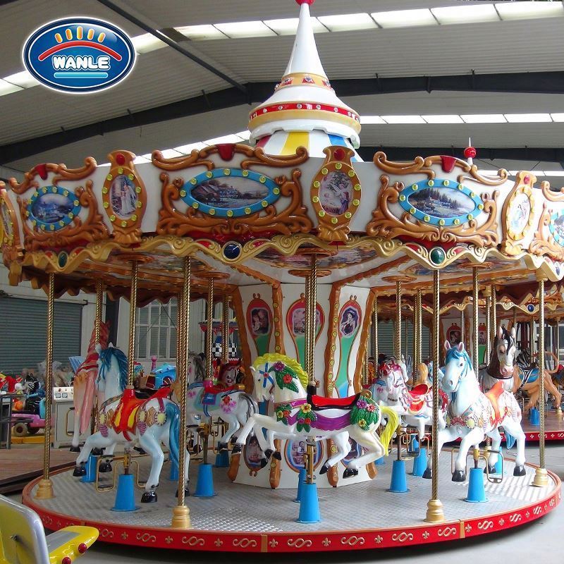 Luxury Amusement Rides Children Games Rotating Carousel Horses for Sale