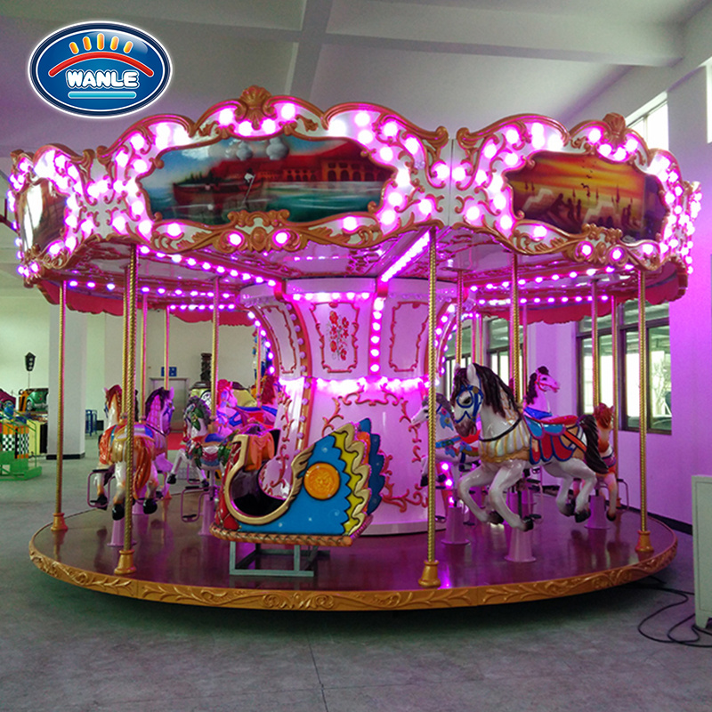 Luxury Amusement Rides Children Games Rotating Carousel Horses for Sale