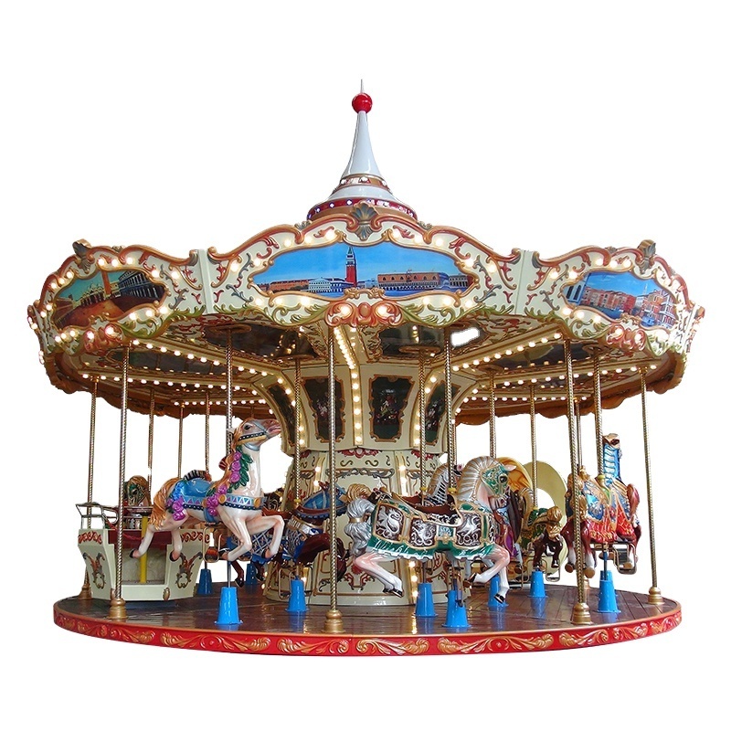 European style 20 Seats Carousel outdoor park carousel for sale