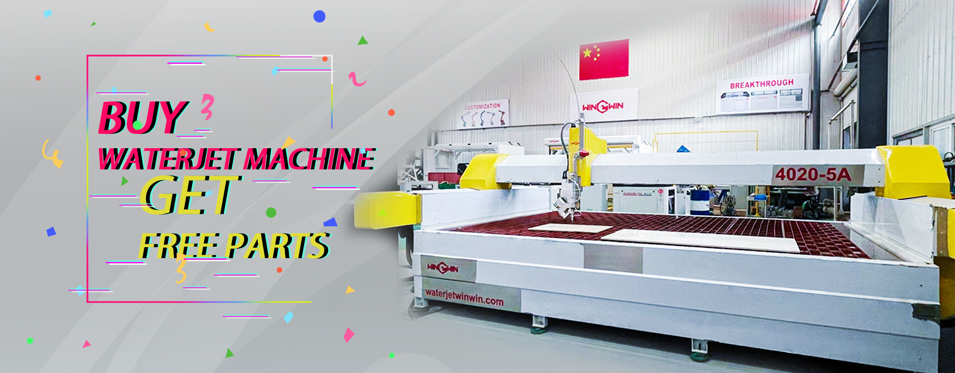 Waterjet Marble Cutting Machine Water Jet Granite Cutting Machine Waterjet Cake Cutter