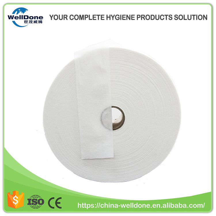 Rapid absorption embossed airlaid paper , airlaid paper for sanitary pad