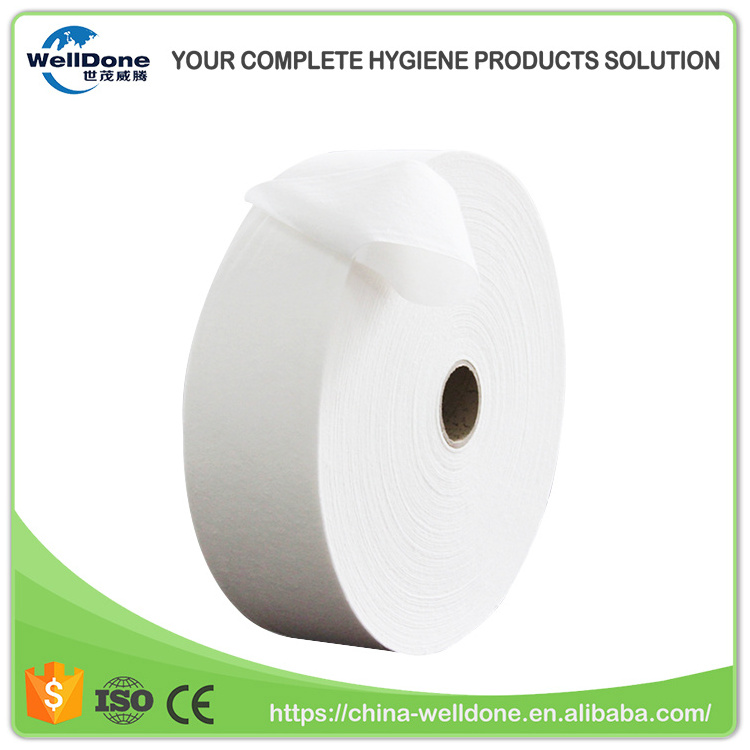 Rapid absorption embossed airlaid paper , airlaid paper for sanitary pad