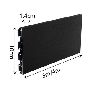 Scratch-Resistant Plastic Kick Panel Kitchen Pvc Skirting Board For Kitchen Cupboards