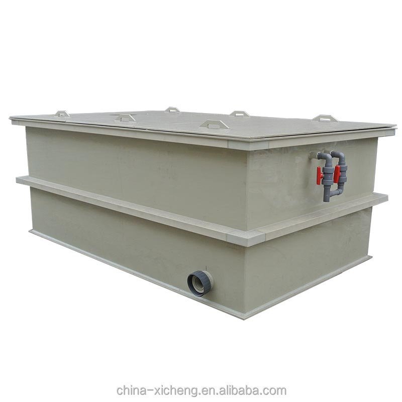 customized hydro dipping tank for waster water treatment low price stainless square 500 liter pp plastic water storage tanks